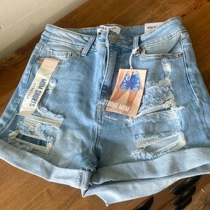 WAX Jeans mom shorts stretch